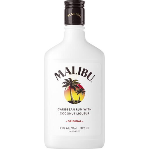 Malibu Caribbean Rum with Coconut Flavored Liqueur 375ml